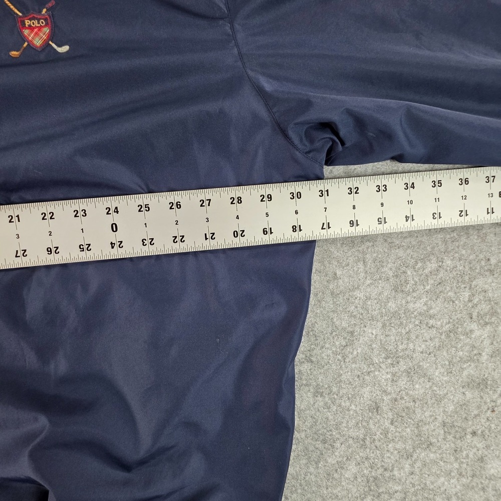 Vintage POLO GOLF Windbreaker Pullover Men's Sz XXL Blue Ralph Lauren Crest - Picture 5 of 7